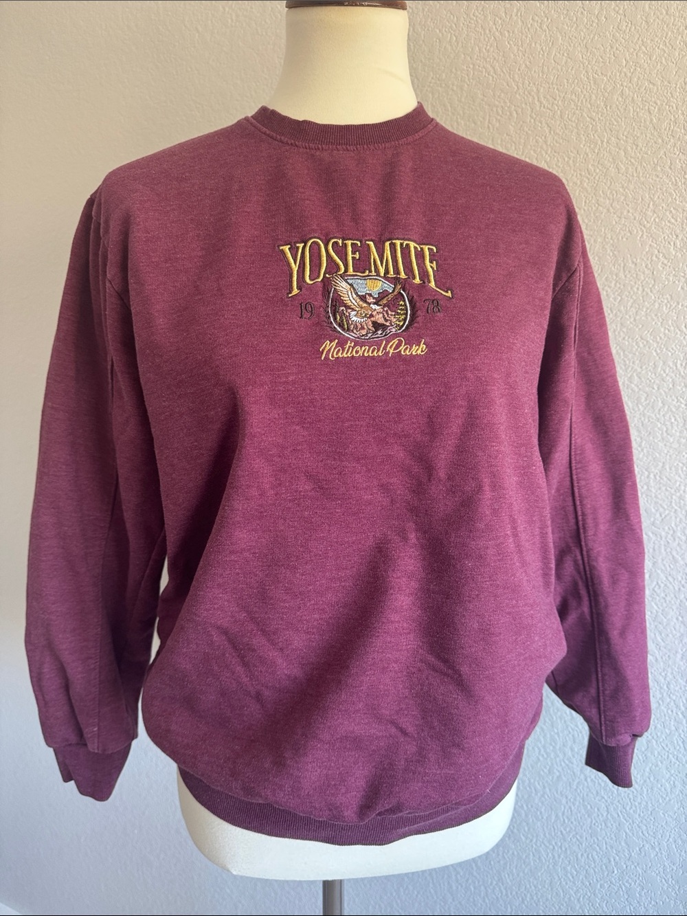 Embroidered Yosemite national park sweatshirt